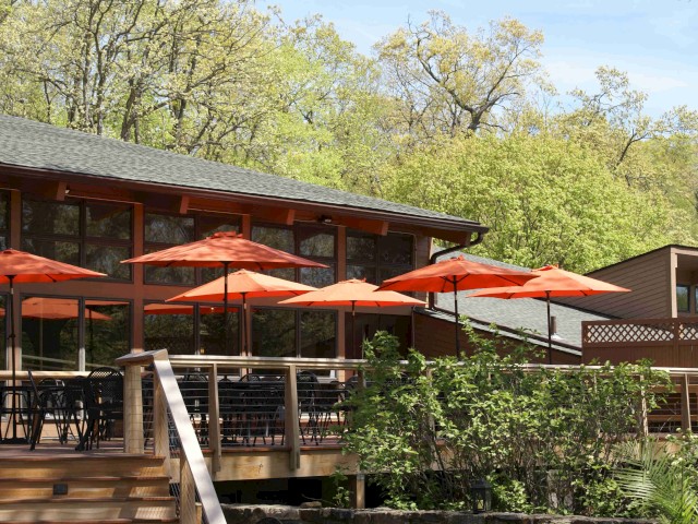 The deck at the main center